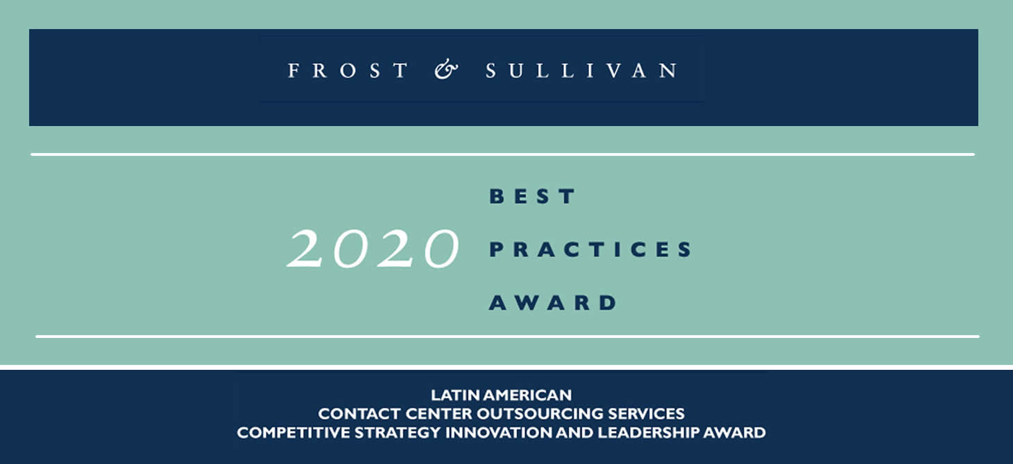 Premio Competitive Strategy Innovation and Leadership Award, The Contact Center Outsourcing Services Industry, América Latina